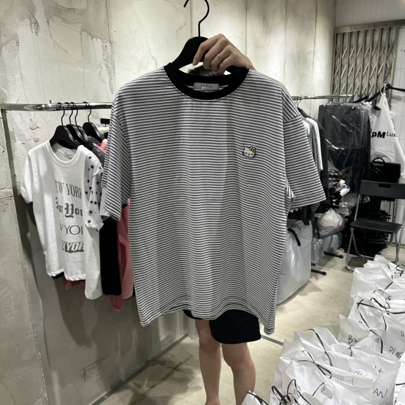 VANTA韓國直郵女裝新款時尚人氣推薦職業休閑26夏季熱賣T恤VANTAT恤圖色3