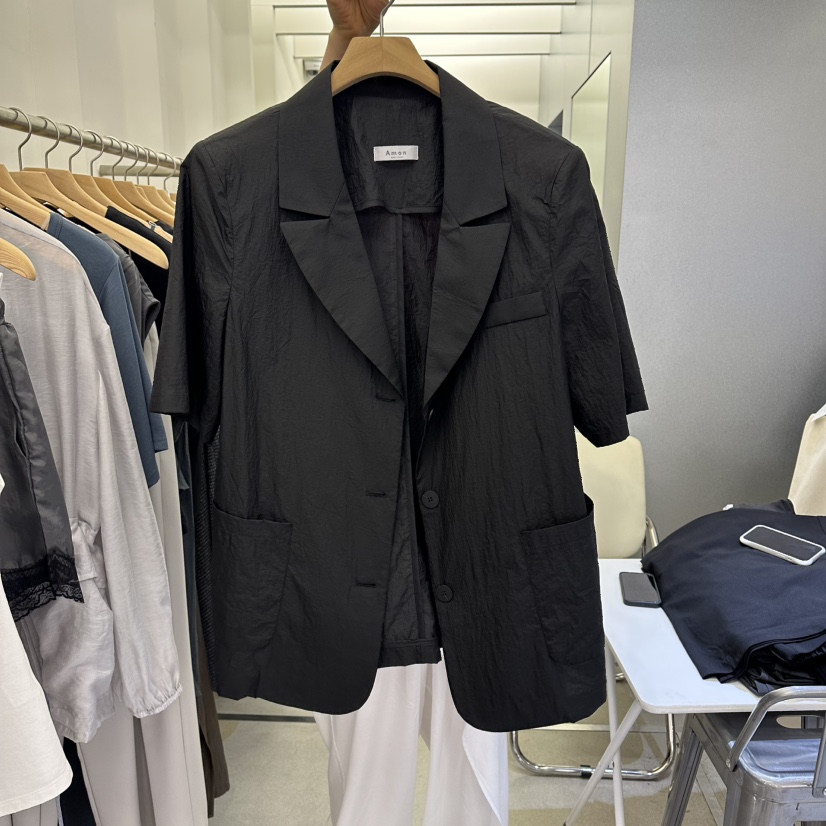AMON韓國東大門代購女裝新品26春夏26夏季時尚職業西裝西服AMON西裝/西服圖色2