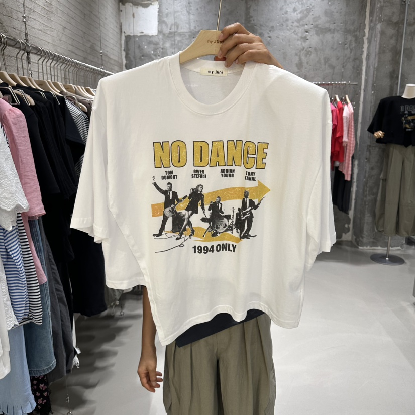 JUNI韓國代購女士新品推薦26夏季熱賣職業休閑人氣時尚T恤my juniT恤圖色1