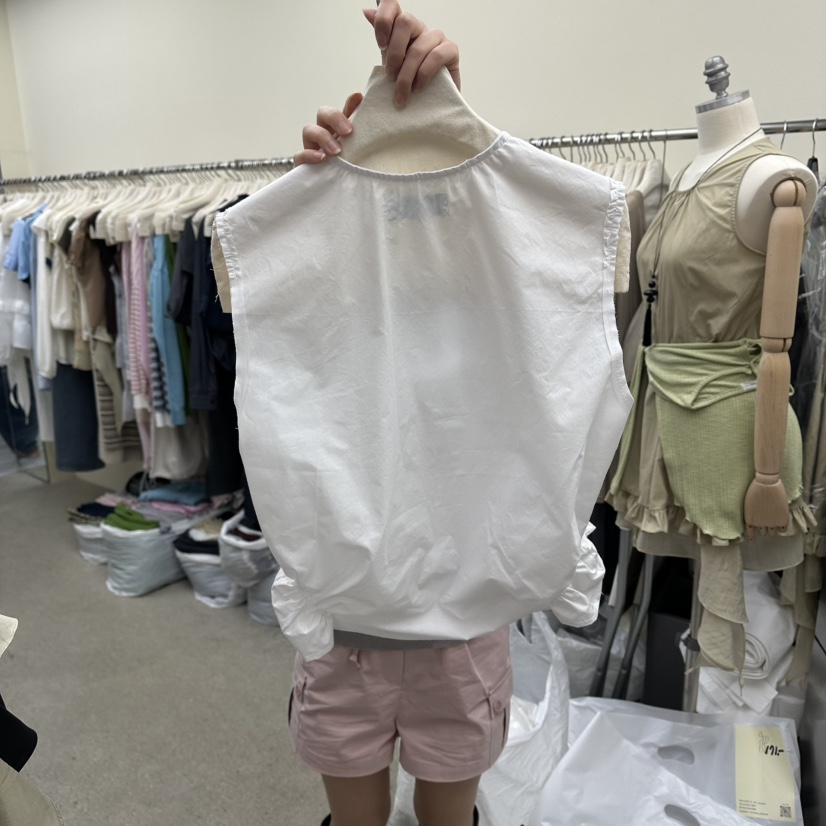 AMOEBA韓國東大門代購女士新品休閑職業時尚26春夏吊帶背心AMOEBA吊帶/背心