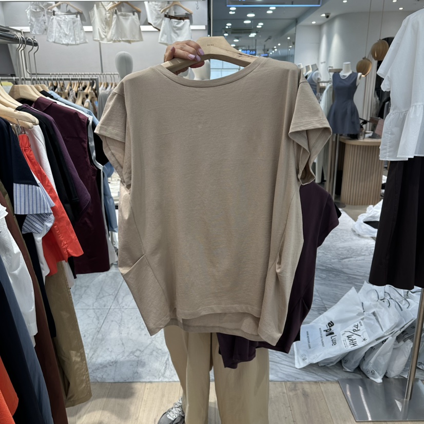 REVE-L東大門實拍韓國女裝新品人氣休閑熱賣時尚推薦T恤REVE-LT恤圖色2