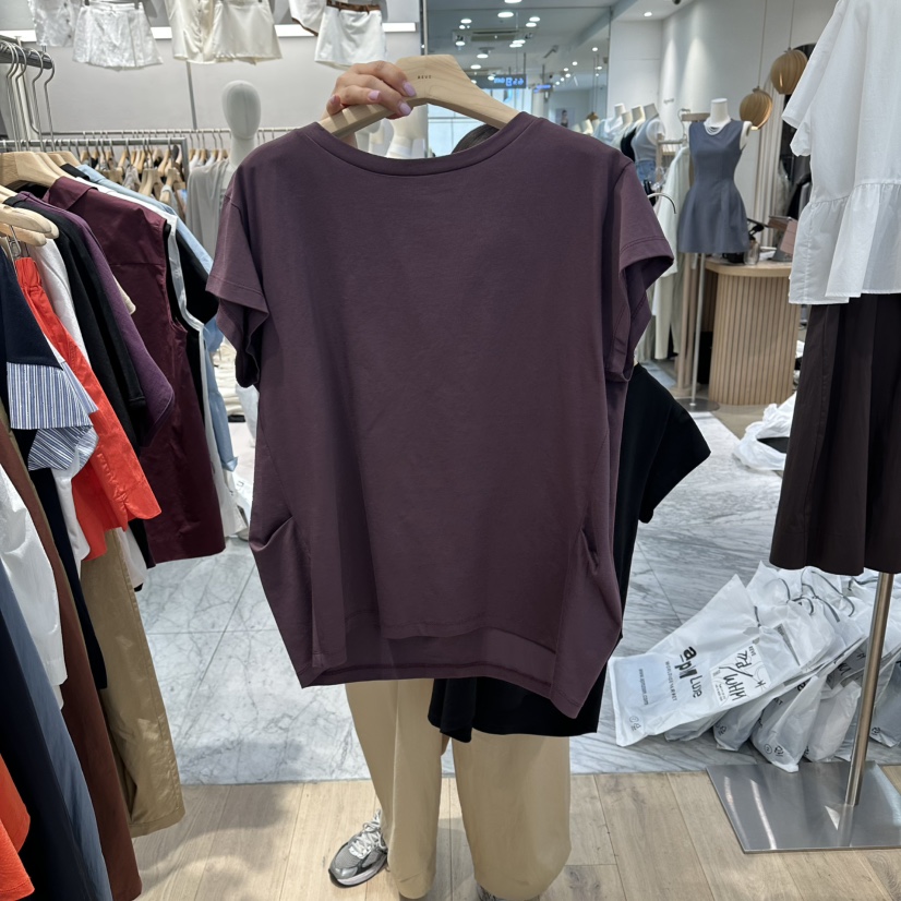 REVE-L東大門實拍韓國女裝新品人氣休閑熱賣時尚推薦T恤REVE-LT恤圖色3