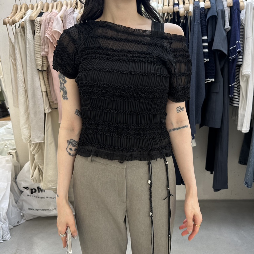 FOUNDATION韓國代購女士新品熱賣職業人氣26夏季襯衫蕾絲衫BLFOUNDATION襯衫/蕾絲衫圖色4