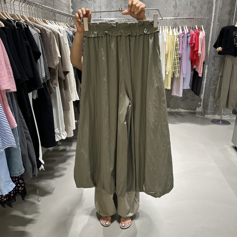 JUNI東大門實拍韓國女裝新品26夏季26春夏職業推薦休閑褲my juni休閑褲