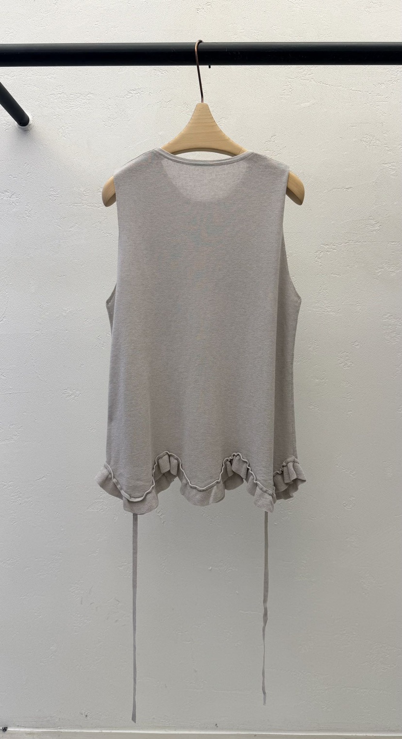 AUTUMN BEIGE-Q韓國東大門代購女裝新品26春夏馬甲針織無袖A.b/AUTUMN BEIGE馬甲