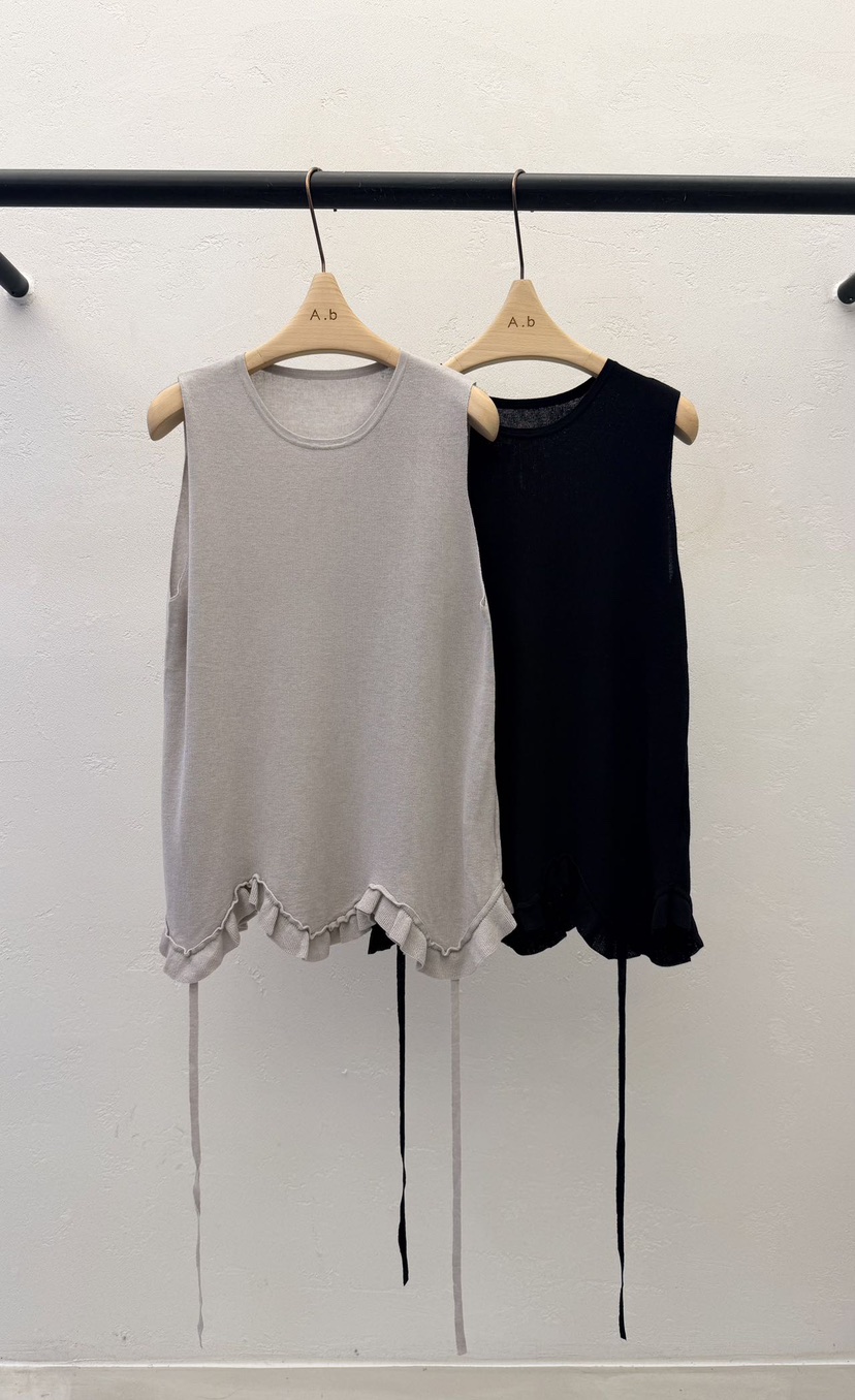 AUTUMN BEIGE-Q韓國東大門代購女裝新品26春夏馬甲針織無袖A.b/AUTUMN BEIGE馬甲