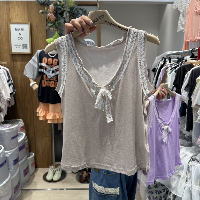 MARI CO韓國直郵女裝新品休閑26夏季熱賣職業吊帶背心無袖MARI CO吊帶/背心圖色2