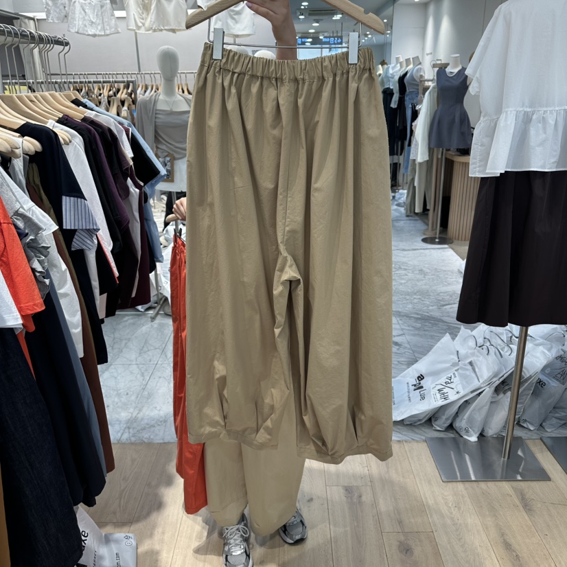 REVE-L韓國代購女士新品26夏季職業休閑時尚26春夏休閑褲褶裥REVE-L休閑褲圖色3