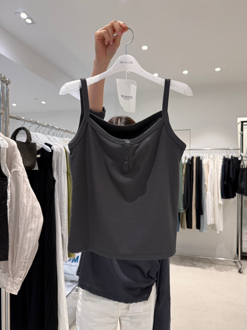 THE BRUNCH韓國直郵實拍女裝新品職業推薦26春夏吊帶背心THE BRUNCH吊帶/背心圖色2