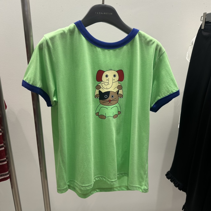 TARABY MOTION韓國直郵女士新款人氣推薦26夏季熱賣26春夏T恤TARABY MOTIONT恤圖色1