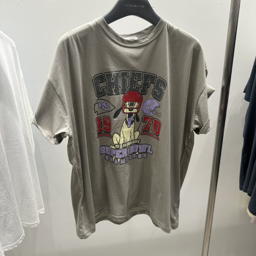 TARABY MOTION韓國直郵實拍女士新款人氣熱賣26夏季休閑T恤TARABY MOTIONT恤圖色2