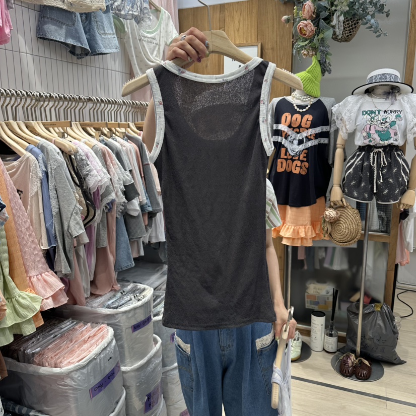 MARI CO韓國直郵實拍女士新品熱賣推薦人氣吊帶背心無袖MARI CO吊帶/背心