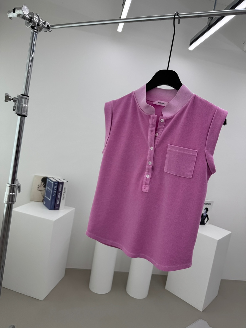 RED-A韓國東大門直郵女裝新款26春夏26夏季職業吊帶背心RED-A吊帶/背心圖色2