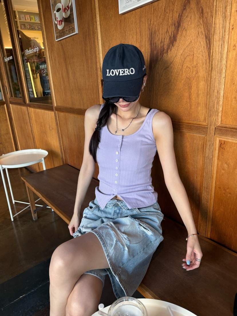 LUMIPLE韓國直郵女裝新款26春夏人氣職業推薦26夏季吊帶背心LUMIPLE吊帶/背心