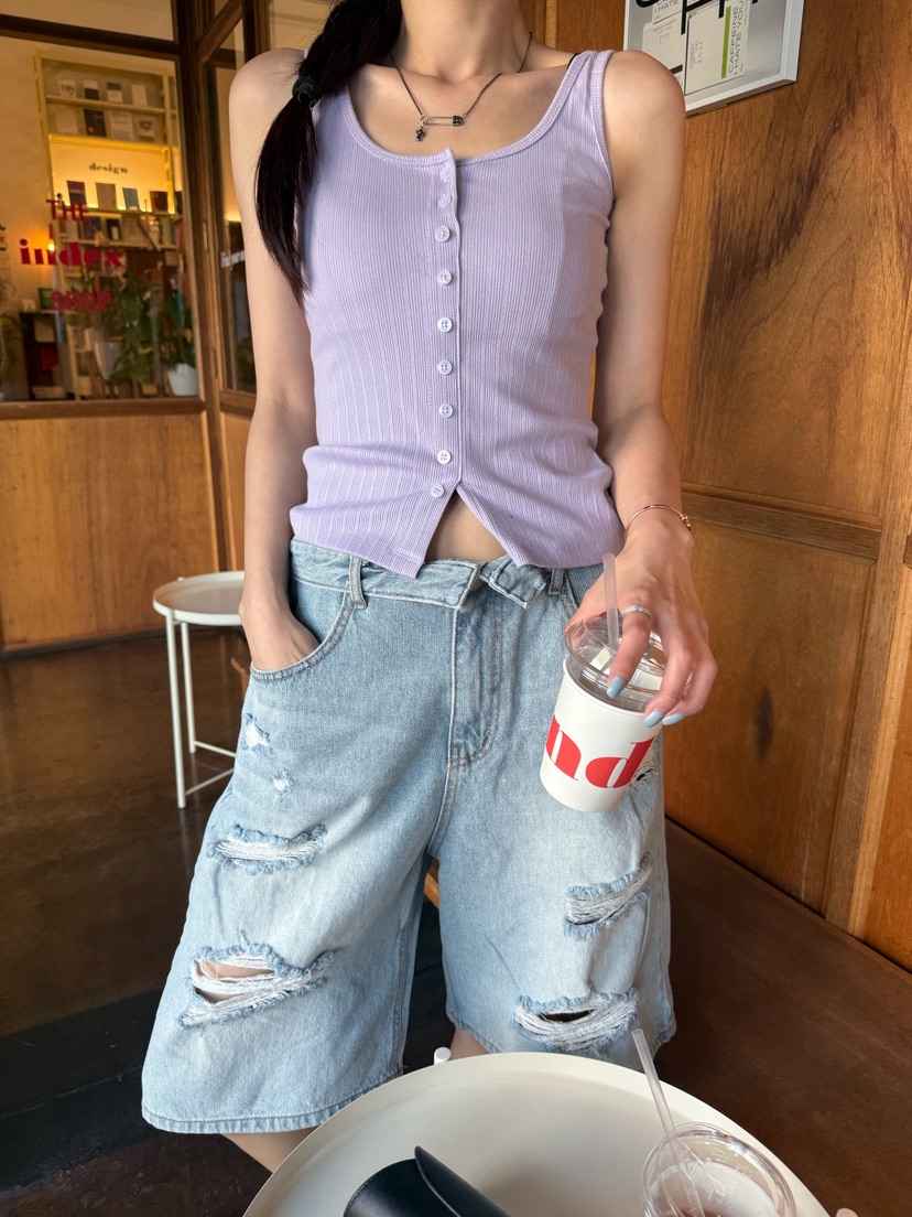 LUMIPLE韓國直郵女裝新款26春夏人氣職業推薦26夏季吊帶背心LUMIPLE吊帶/背心