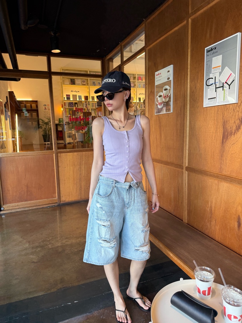 LUMIPLE韓國直郵女裝新款26春夏人氣職業推薦26夏季吊帶背心LUMIPLE吊帶/背心