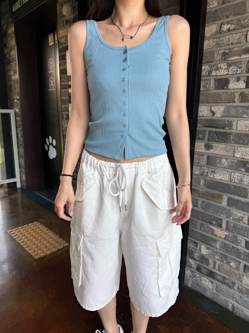 LUMIPLE韓國直郵女裝新款26春夏人氣職業推薦26夏季吊帶背心LUMIPLE吊帶/背心