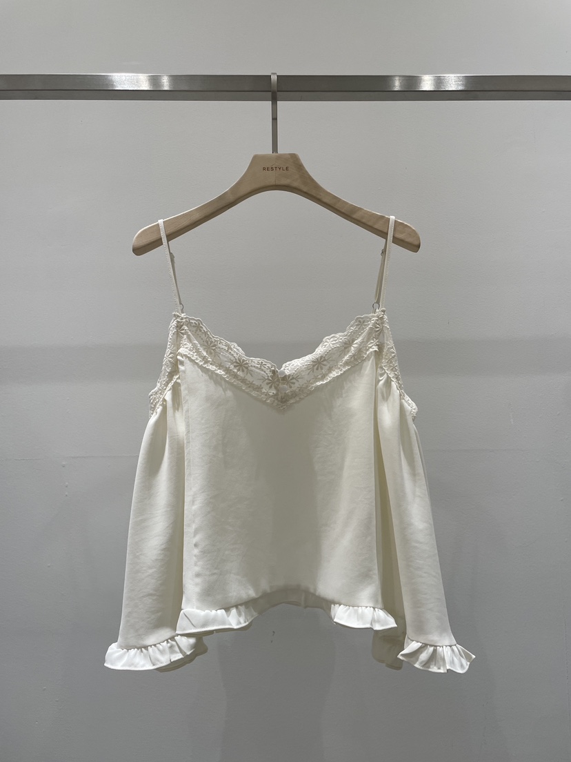 RE STYLE-Q韓國直郵女士新品時尚職業人氣26春夏吊帶背心RE STYLE吊帶/背心圖色1