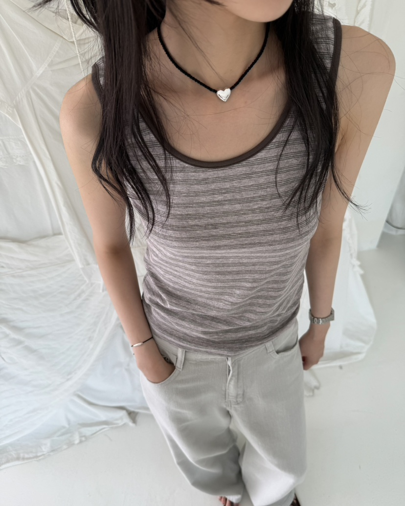HOWDY/FACT THE NERD韓國直郵實拍女裝新款26春夏吊帶背心HOWDY/FACT THE NERD吊帶/背心