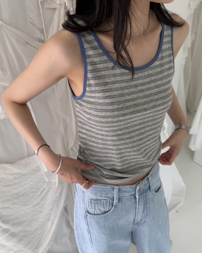 HOWDY/FACT THE NERD韓國直郵實拍女裝新款26春夏吊帶背心HOWDY/FACT THE NERD吊帶/背心