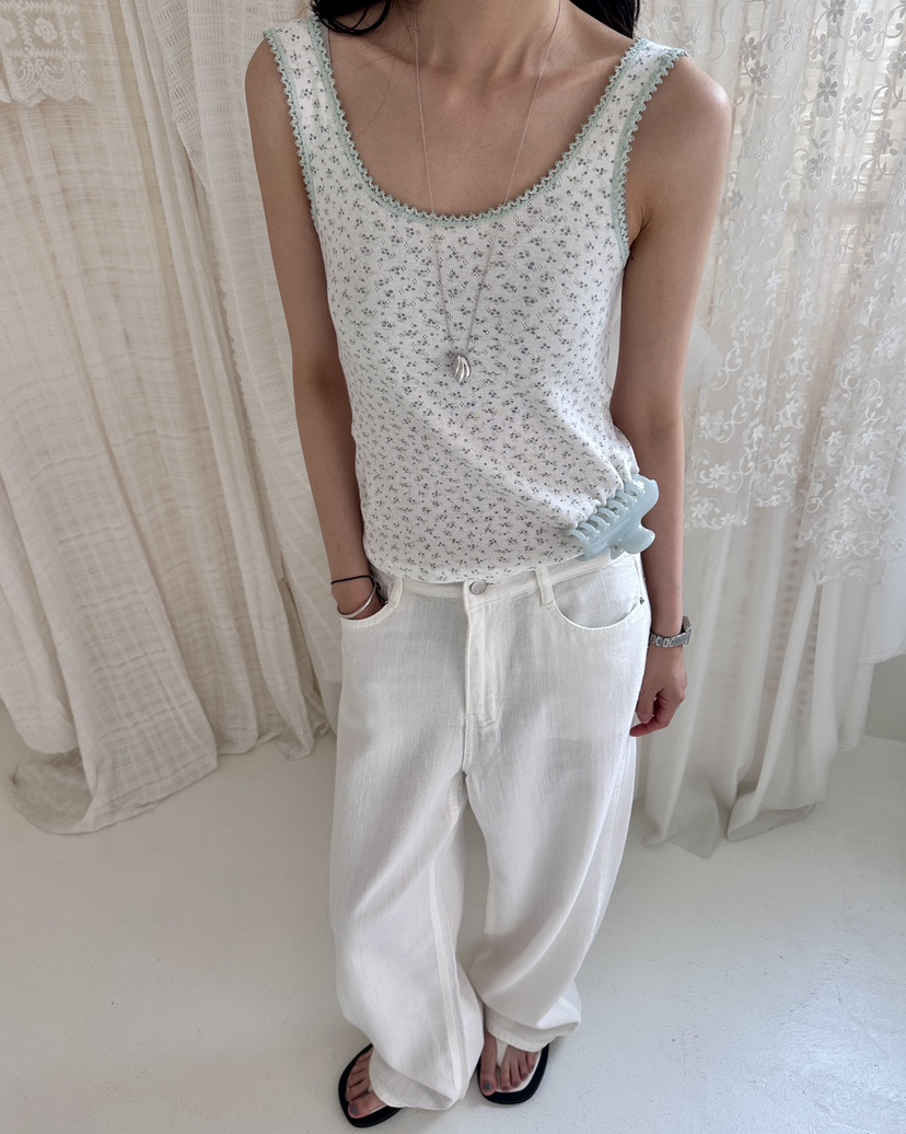 HOWDY/FACT THE NERD東大門實拍韓國女士新品26夏季吊帶背心不含項鏈HOWDY/FACT THE NERD吊帶/背心