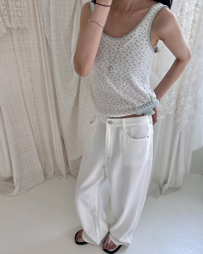 HOWDY/FACT THE NERD東大門實拍韓國女士新品26夏季吊帶背心不含項鏈HOWDY/FACT THE NERD吊帶/背心