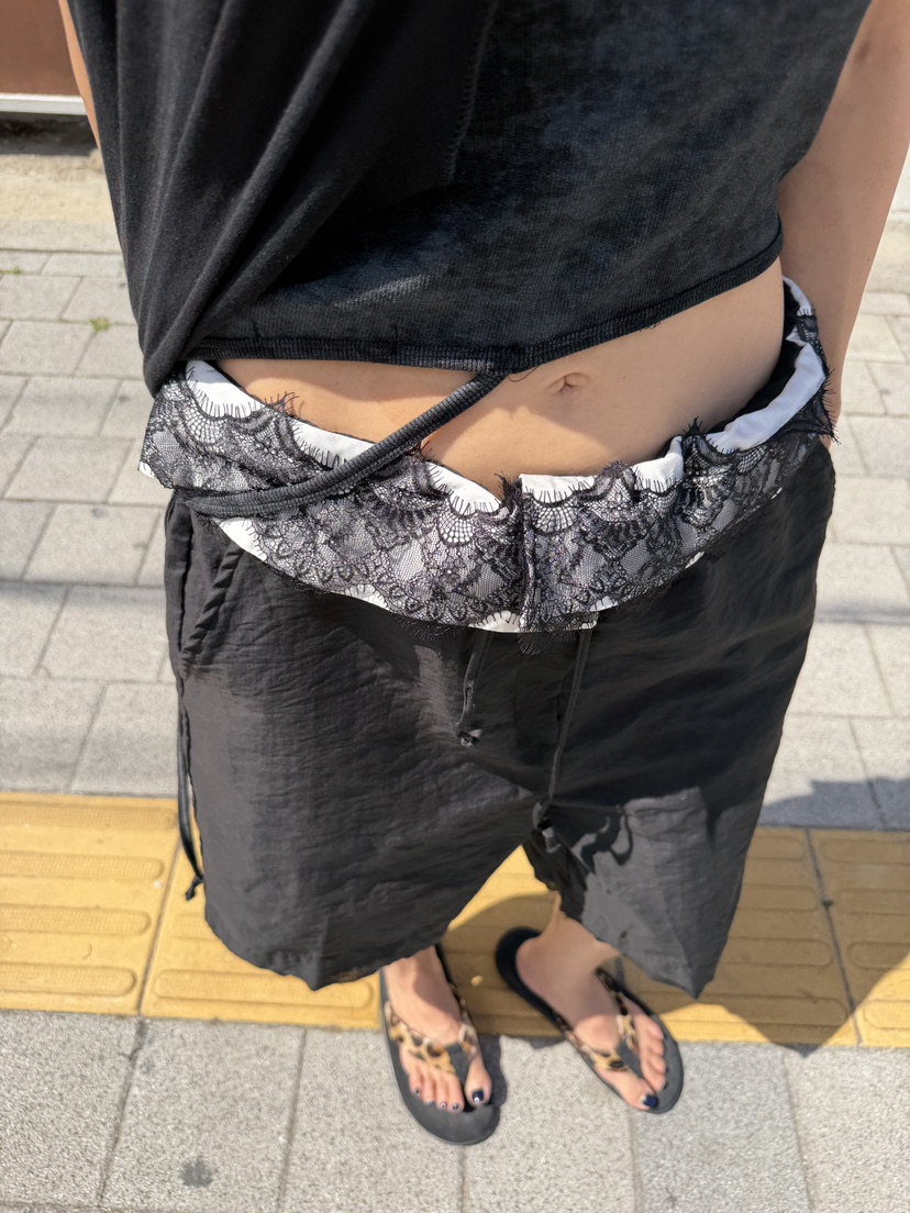 FRANC—L韓國直郵女裝新款人氣26春夏休閑推薦職業26夏季短褲FRANC短褲