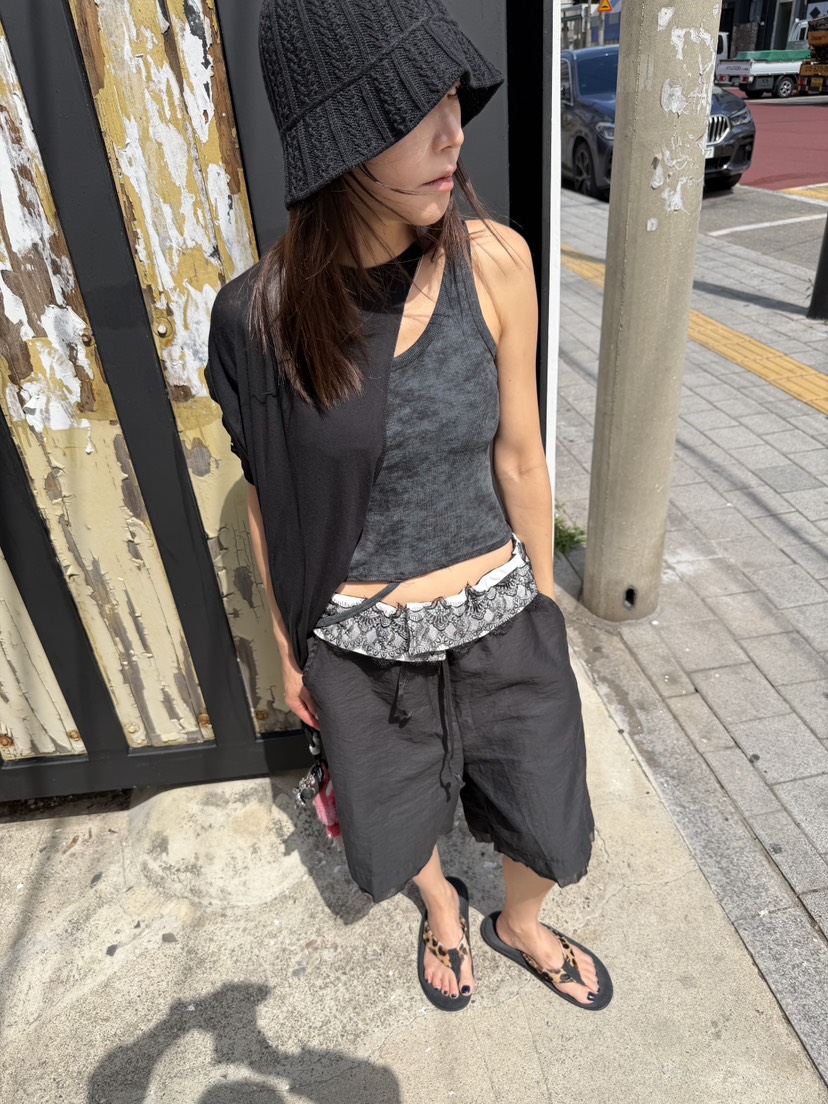FRANC—L韓國直郵女裝新款人氣26春夏休閑推薦職業26夏季短褲FRANC短褲
