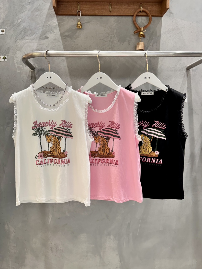 KIFF韓國直郵實拍女裝新款推薦職業休閑時尚熱賣吊帶背心KIFF吊帶/背心
