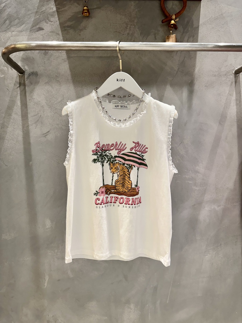 KIFF韓國直郵實拍女裝新款推薦職業休閑時尚熱賣吊帶背心KIFF吊帶/背心圖色1