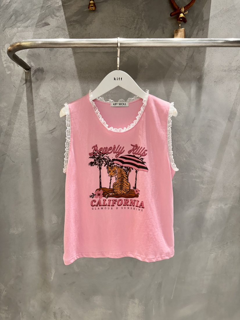 KIFF韓國直郵實拍女裝新款推薦職業休閑時尚熱賣吊帶背心KIFF吊帶/背心圖色2