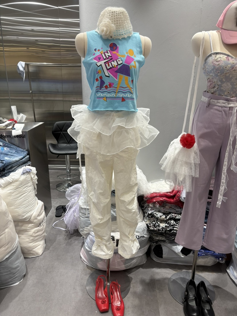 PLATFORM-L韓國直郵女裝新款休閑時尚26春夏吊帶背心復古無袖PLATFORM吊帶/背心