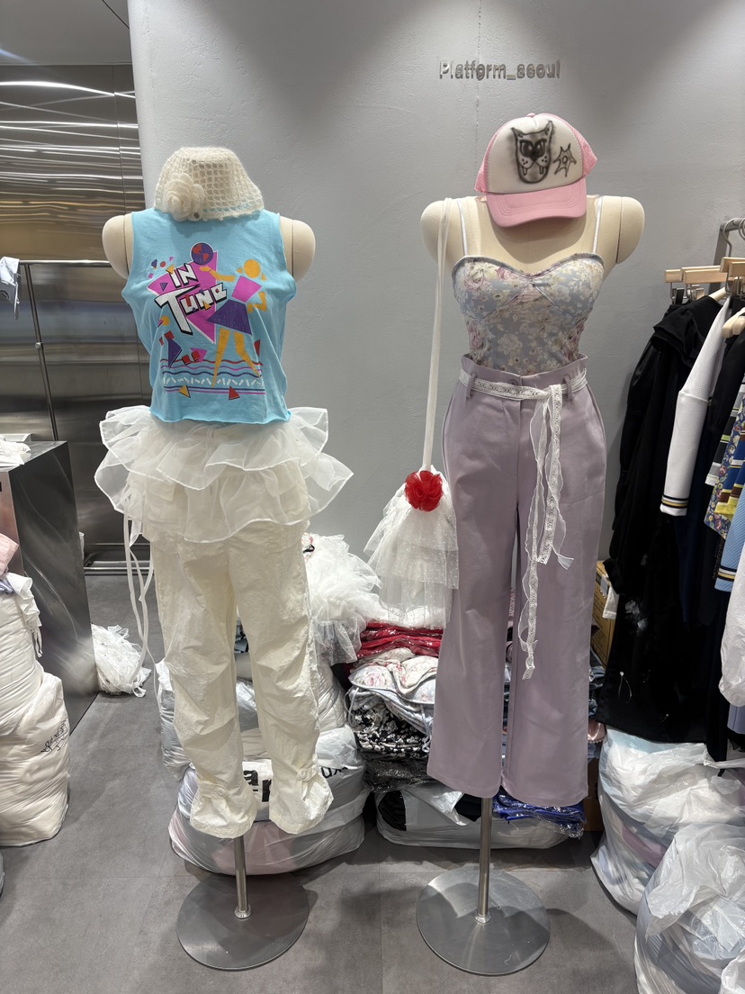PLATFORM-L韓國直郵女裝新款休閑時尚26春夏吊帶背心復古無袖PLATFORM吊帶/背心