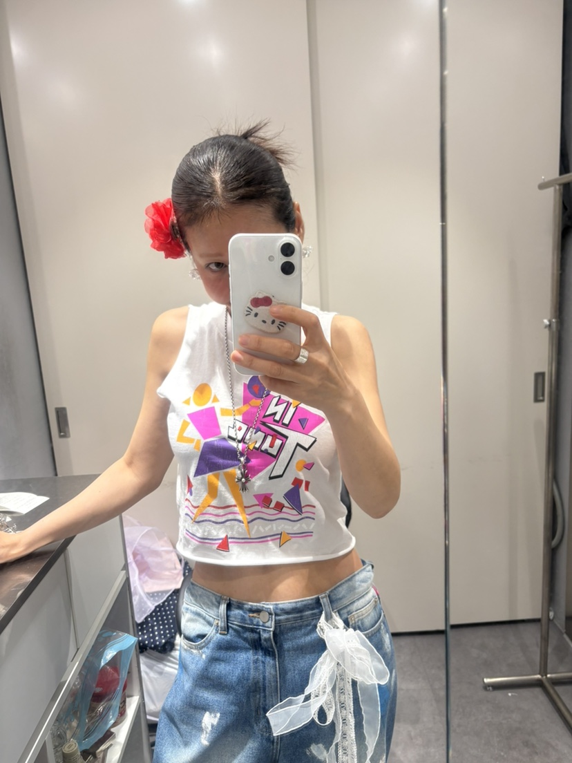 PLATFORM-L韓國直郵女裝新款休閑時尚26春夏吊帶背心復古無袖PLATFORM吊帶/背心