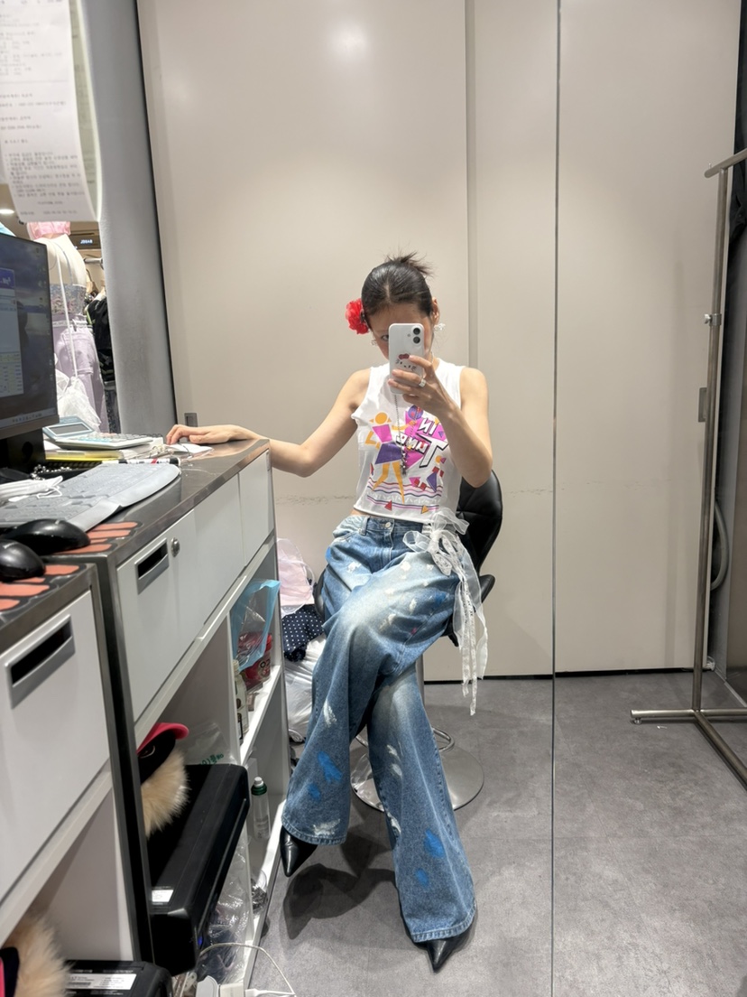 PLATFORM-L韓國直郵女裝新款休閑時尚26春夏吊帶背心復古無袖PLATFORM吊帶/背心
