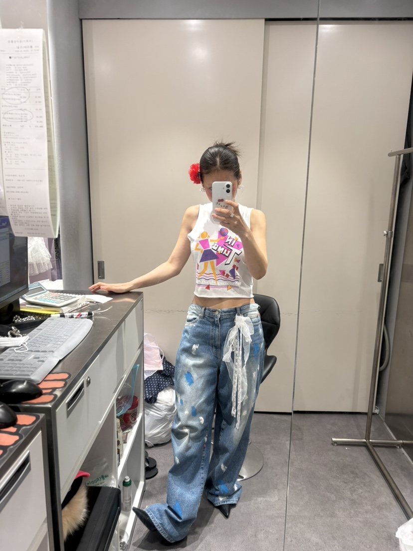 PLATFORM-L韓國直郵女裝新款休閑時尚26春夏吊帶背心復古無袖PLATFORM吊帶/背心
