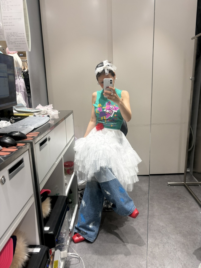 PLATFORM-L韓國直郵女裝新款休閑時尚26春夏吊帶背心復古無袖PLATFORM吊帶/背心