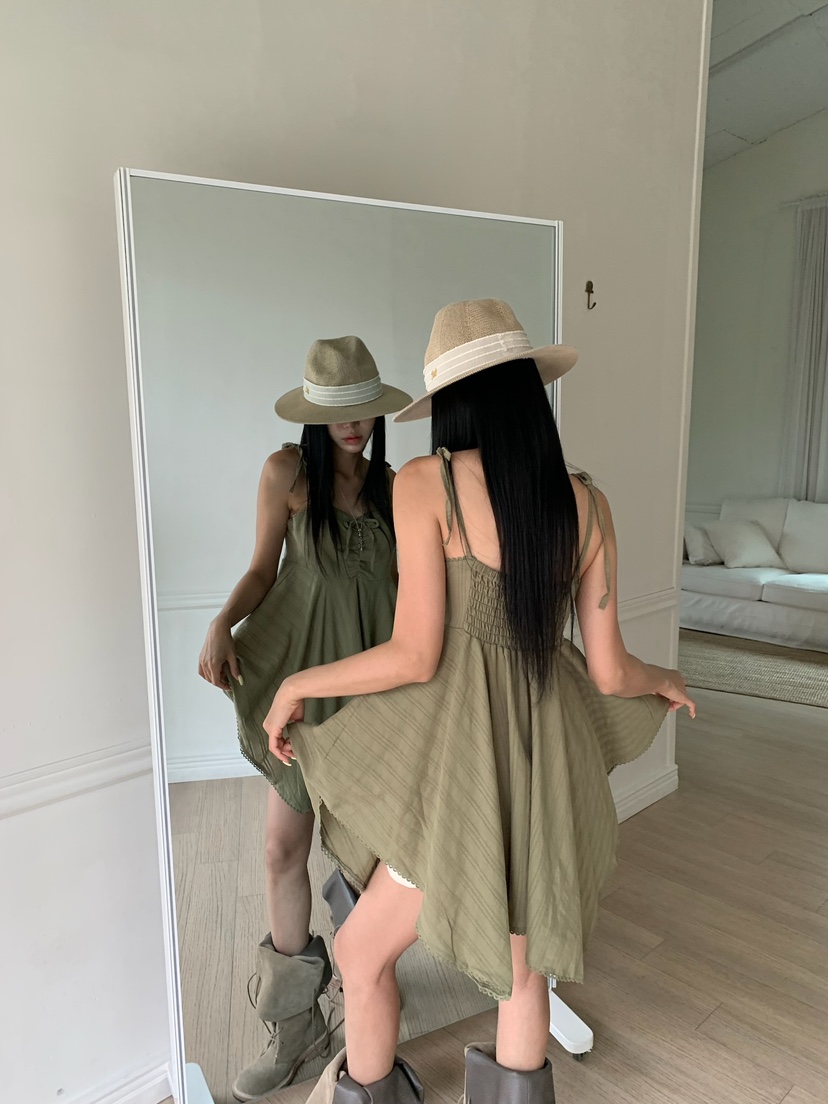BADCALM韓國直郵實拍女士新品26夏季熱賣職業26春夏連衣裙BADCALM連衣裙