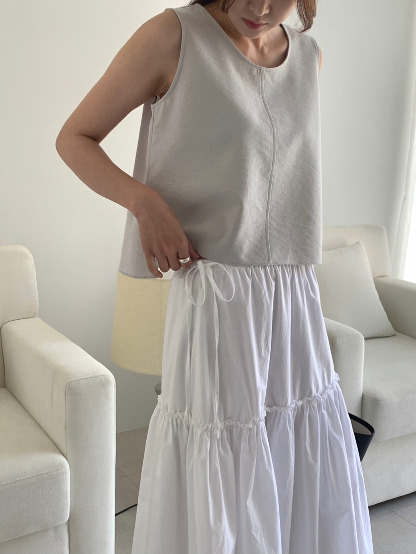 BLEECKER韓國直郵女士新款26春夏26夏季人氣休閑吊帶背心BLBLEECKER吊帶/背心