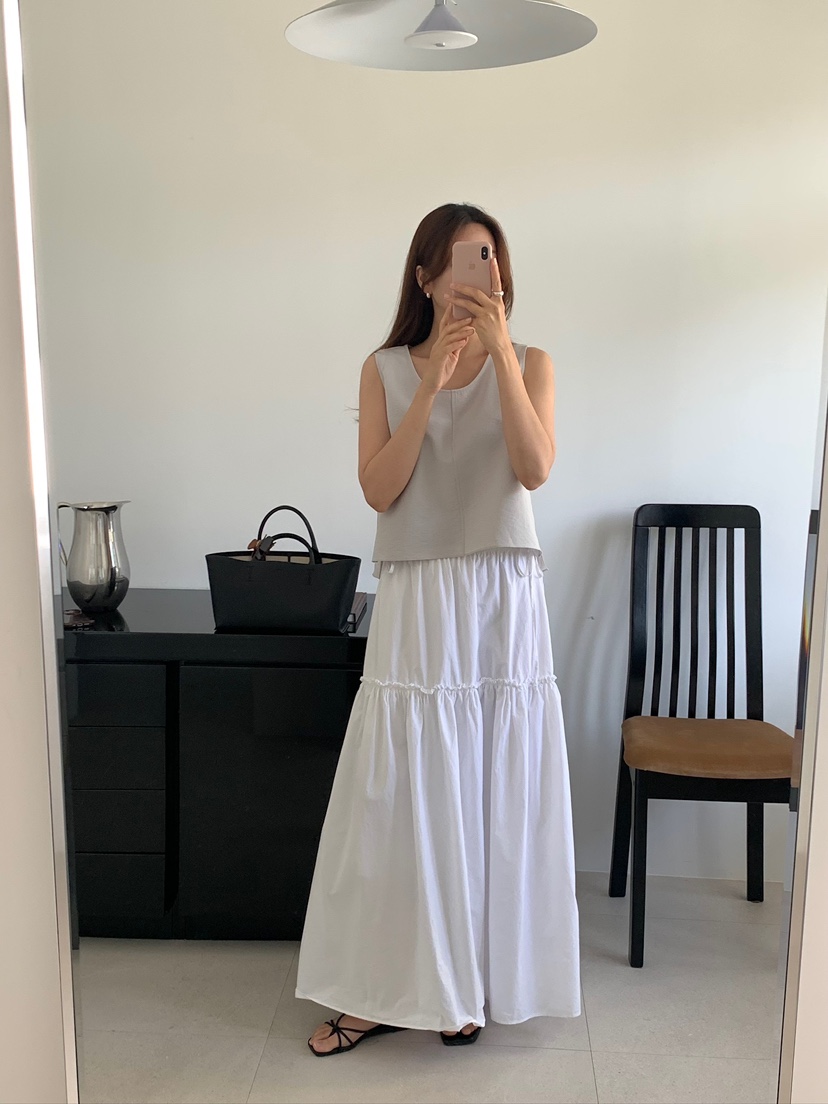 BLEECKER韓國直郵女士新款26春夏26夏季人氣休閑吊帶背心BLBLEECKER吊帶/背心