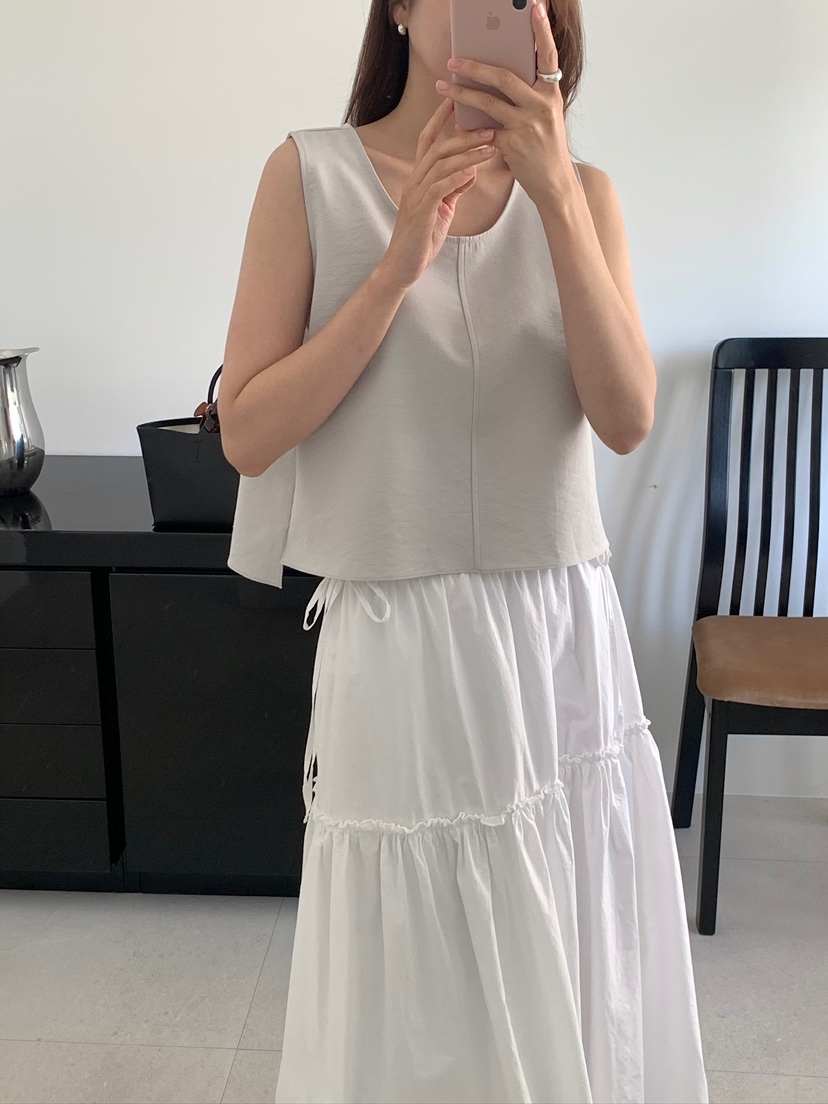 BLEECKER韓國直郵女士新款26春夏26夏季人氣休閑吊帶背心BLBLEECKER吊帶/背心