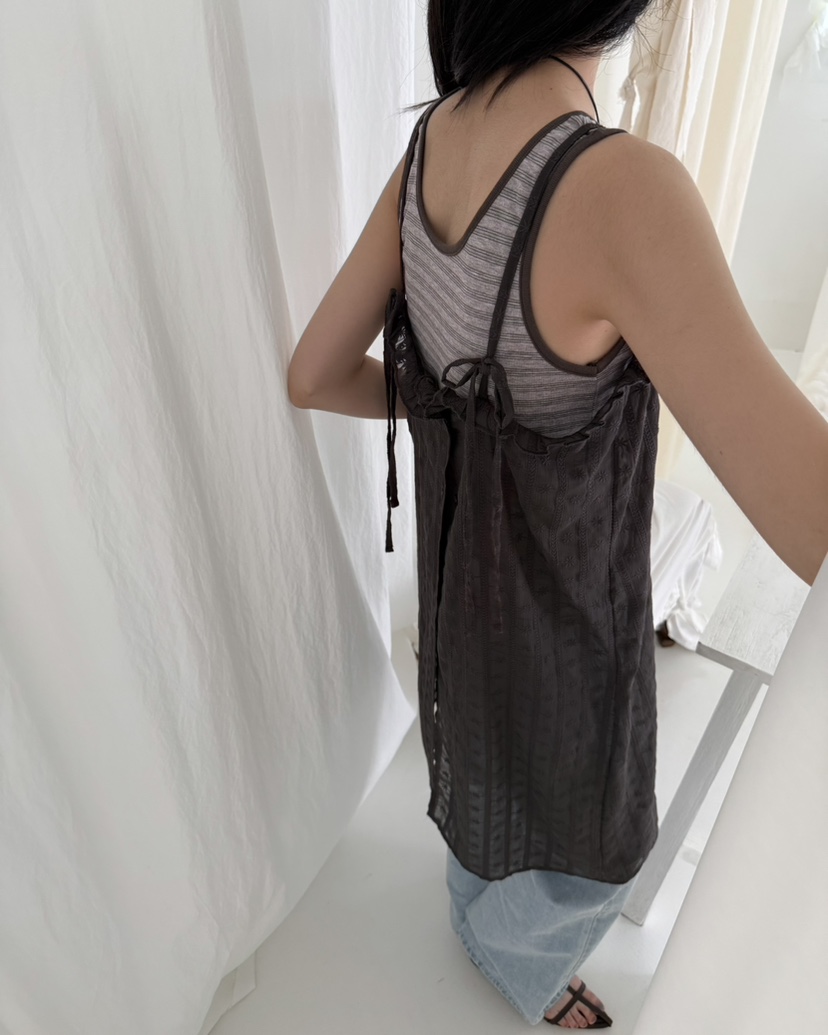 HOWDY/FACT THE NERD東大門實拍韓國女裝新品26夏季連衣裙不含項鏈HOWDY/FACT THE NERD連衣裙