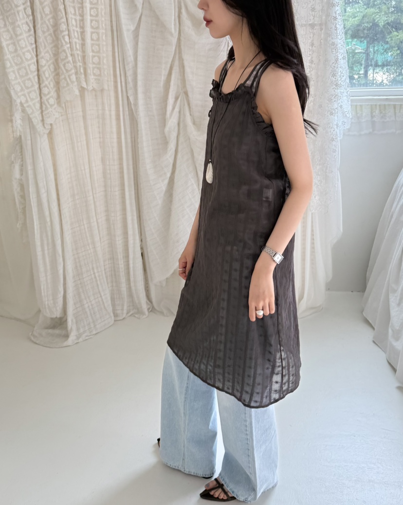 HOWDY/FACT THE NERD東大門實拍韓國女裝新品26夏季連衣裙不含項鏈HOWDY/FACT THE NERD連衣裙