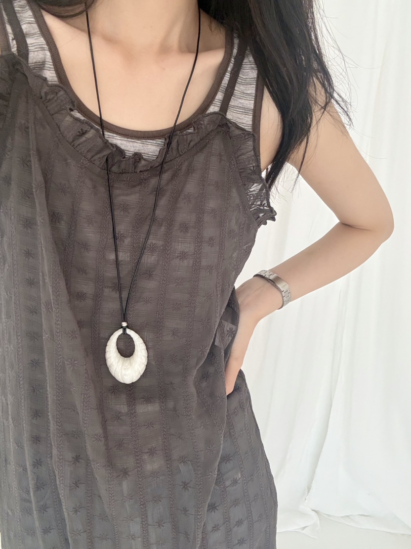 HOWDY/FACT THE NERD東大門實拍韓國女裝新品26夏季連衣裙不含項鏈HOWDY/FACT THE NERD連衣裙