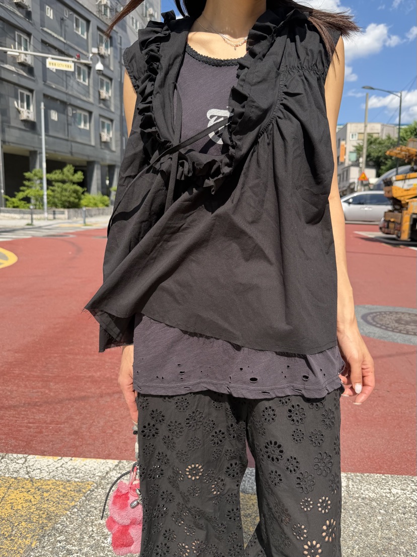 FRANC—L韓國直郵女裝新品26夏季職業襯衫蕾絲衫不含內搭BLFRANC襯衫/蕾絲衫