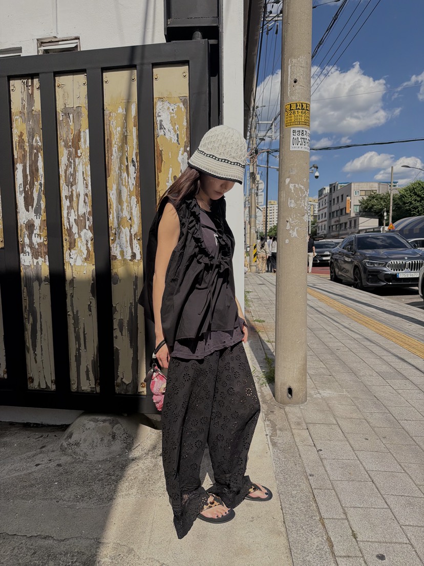 FRANC—L韓國直郵女裝新品26夏季職業襯衫蕾絲衫不含內搭BLFRANC襯衫/蕾絲衫