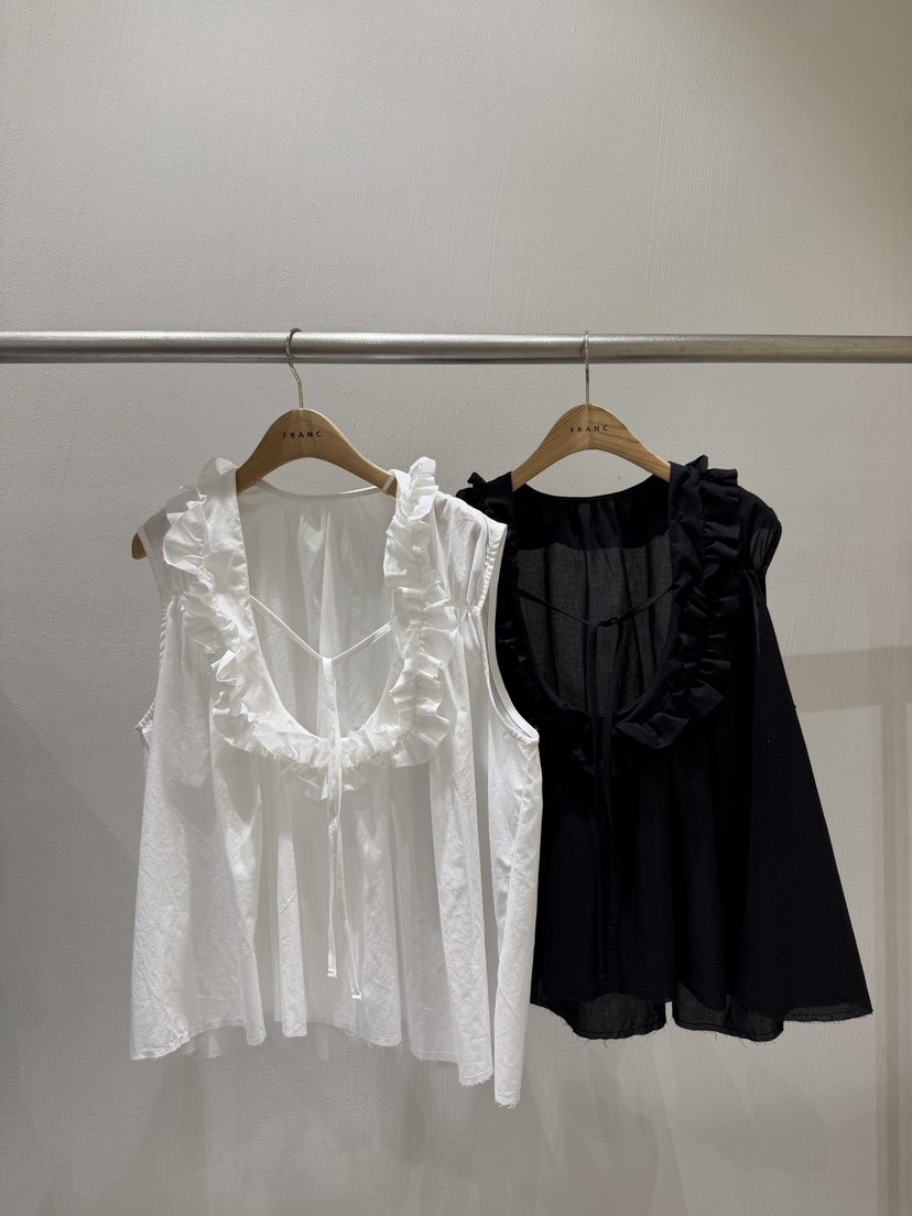FRANC—L韓國直郵女裝新品26夏季職業襯衫蕾絲衫不含內搭BLFRANC襯衫/蕾絲衫