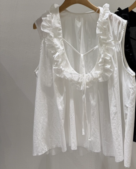 FRANC—L韓國直郵女裝新品26夏季職業襯衫蕾絲衫不含內搭BLFRANC襯衫/蕾絲衫圖色1