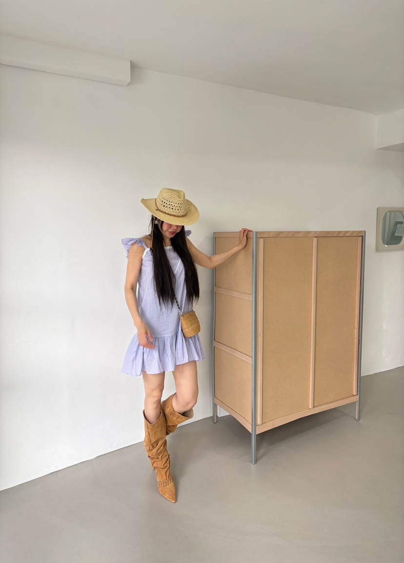 PLATFORM-L韓國東大門直郵女裝新款人氣連衣裙不含配飾復古PLATFORM連衣裙