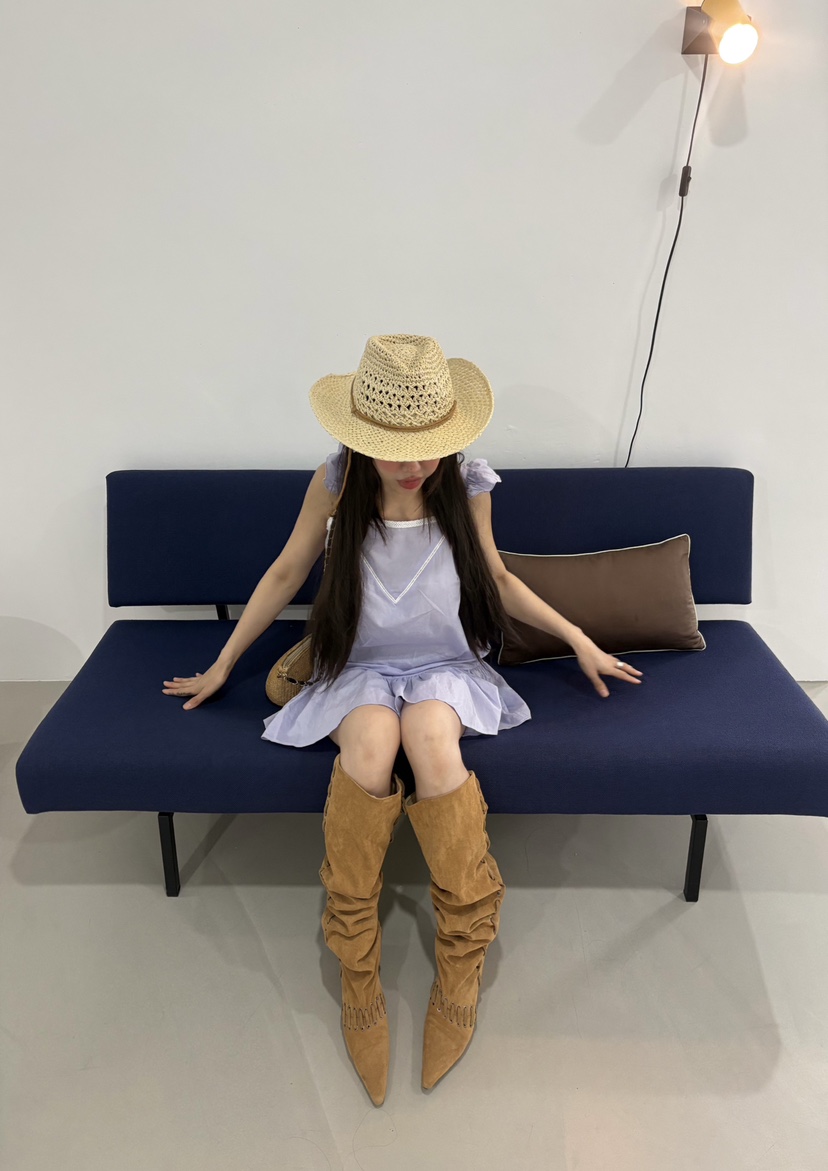 PLATFORM-L韓國東大門直郵女裝新款人氣連衣裙不含配飾復古PLATFORM連衣裙